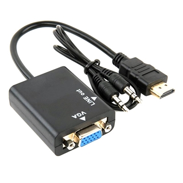 HDMI / VGA Adaptér s 3.5mm AUX Kabelem