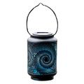 HY1225 3D Snail Solar Lantern - IP44 Waterproof Hanging Garden Light - Black