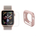 Hat Prince Apple Watch Series SE/6/5/4 plná ochrana sada - 40 mm - růžová