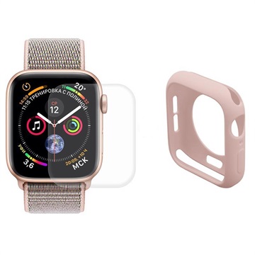 Hat Prince Apple Watch Series SE 3/SE (2022)/SE/6/5/4 plná sada ochrany - 44 mm - růžová