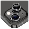 Hat Prince Glitter iPhone 14/14 Plus Camera Lens Protector - Black