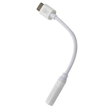 Hat Prince USB 3.1 Type -C / 3,5 mm zvukový adaptér - bílý