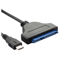 Vysokorychlostní Kabelový Adaptér USB-C na SATA 2.5" - Černý
