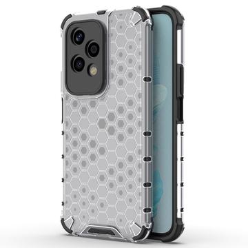 Honor 200 Lite Honeycomb Armored Hybridní Pouzdro - Šedá