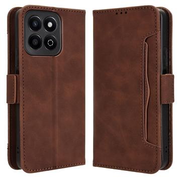 Honor 200 Smart/X7c 4G/5G Cardholder Wallet Case - Brown