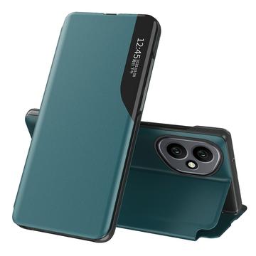 Honor 400 Smart Clear View Flip Case - Green