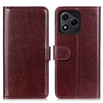 Honor 400 Lite Wallet Case Magnetic Closure - Brown