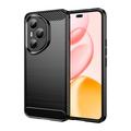 Honor 400 Pro Brushed TPU Case - Carbon Fiber - Black