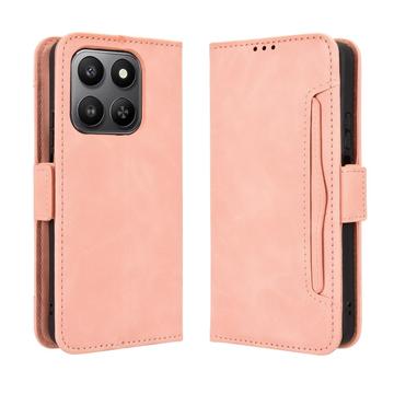 Honor 400 Smart 5G/4G/X7d 4G Cardholder Wallet Case - Pink