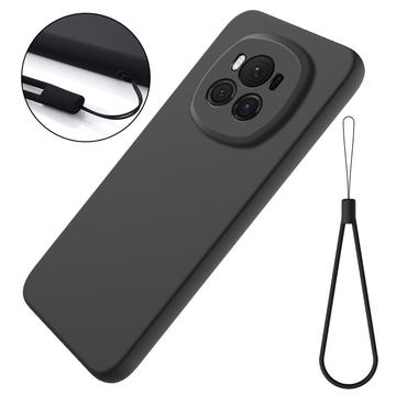 Tekuté silikonové pouzdro na Honor Magic6 - Černé