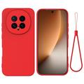 Honor Magic8 Liquid Silicone Case with Hand Strap