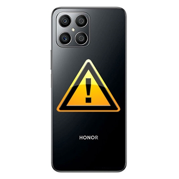 Honor X8 Oprava krytu baterie - Černá