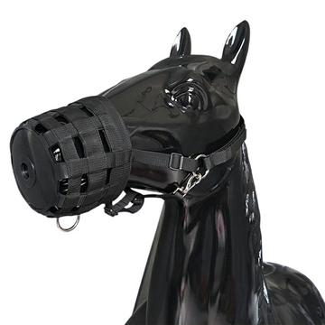 Horse Grazing Muzzle - Size L - Black