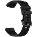 Huawei Band 4 Pro/3 Pro Soft Silicone Strap - Black