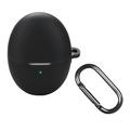 Huawei FreeBuds 6 Silicone Case with Carabiner - Black