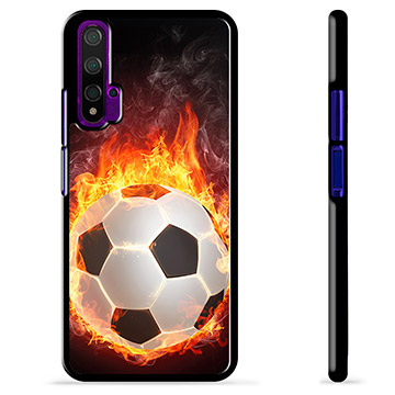 Ochranný kryt Huawei Nova 5T - Fotbalový plamen