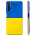 Huawei Nova 5T TPU pouzdro Ukrajinská vlajka - Žlutá a světle modrá