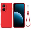 Huawei Nova Y73 Liquid Silicone Case with Hand Strap