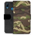 Prémiové peněženkové pouzdro Huawei P20 Lite - Camo