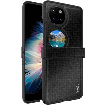 Huawei Pocket 2 Imak Ruiyi Hybridní Pouzdro - Uhlíkové Vlákno - Černá