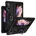 Samsung Galaxy Z Fold3 5g Hybrid pouzdro s kovovým stonkem - černá