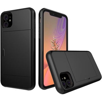 iPhone 11 Hybrid Case with Sliding Card Slot