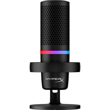 Herní mikrofon HyperX DuoCast s RGB světlem - černý