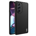 Imak LX -5 Motorola Edge X30 Hybrid Case - uhlíkové vlákno - černé