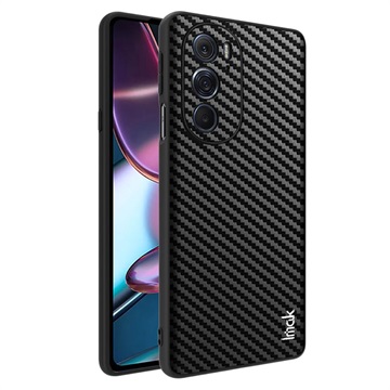 Imak LX -5 Motorola Edge X30 Hybrid Case - uhlíkové vlákno - černé