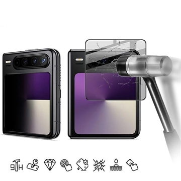 Huawei Pura X Imak Privacy Full Cover Ochranné Tvrzené Sklo