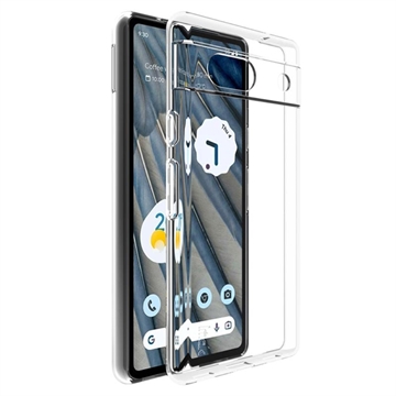 Google Pixel 7a Imak UX-5 TPU Pouzdro - Průhledné