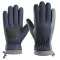 Insulated Windproof Touchscreen Gloves for Men - Blue