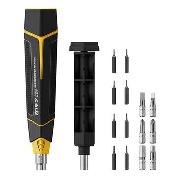 Jakemy JM-8197 16-in-1 Precision Manual Screwdriver Set - Black