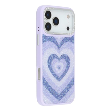 iPhone 17 Pro Max Jaucase Heart Pattern Magnetic Hybrid Case