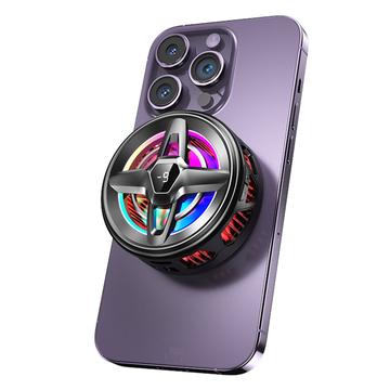 K25 Magnetic Phone Cooler with Digital Display - Black