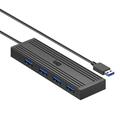 KAWAU H305-120 Vysokorychlostní 4portový USB rozbočovač USB 3.0 Splitter Expander pro notebook, flash disk, klíčenku