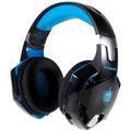 KOTION EACH G2000BT Stereofonní herní sluchátka s potlačením hluku přes uši s odnímatelným mikrofonem - modrá
