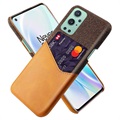 KSQ OnePlus 9 Pro pouzdro s kapsou karty - káva