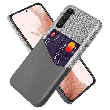 Samsung Galaxy S23 5G KSQ Pouzdro s Kapsou Karty - Šedá