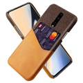 KSQ OnePlus 7 Pro pouzdro s kapsou karty - káva