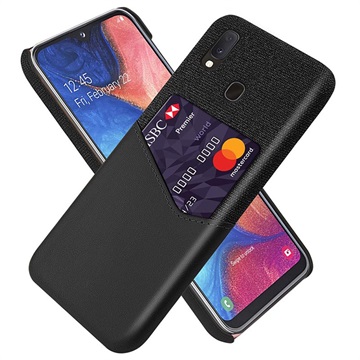 KSQ Samsung Galaxy A20E pouzdro s kapsou karty - černá