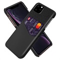 KSQ iPhone 11 Pro Max pouzdro s kapsou karty - černá