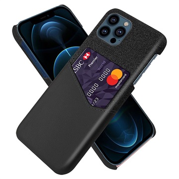 KSQ iPhone 13 Pro pouzdro s kapsou karty - černá