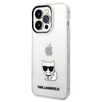 Karl Lagerfeld Choupette Logo iPhone 14 Pro Pouzdro