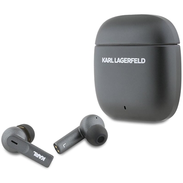Karl Lagerfeld Elongated Logo ANC/ENC TWS Wireless Earphones - Black
