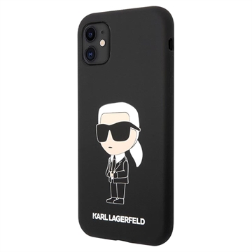 Karl Lagerfeld Ikonik iPhone 11 Silicone Case - černá
