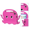 Samsung Galaxy Tab A7 Lite Kids nesoucí šokové pouzdro - Octopus - Hot Pink