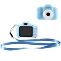 Dětský digitální fotoaparát s 32GB paměťovou kartou – Modrý