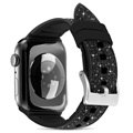 Kingxbar Crystal Fabric Apple Watch Ultra 2/Ultra/9/8/SE (2022)/7/SE/6/5/4/3/2/1 popruh - 45 mm/44 mm/42 mm