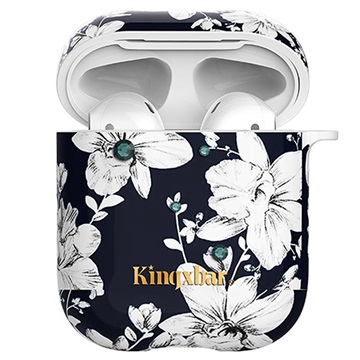 Kingxbar Swarovski Airpods / AirPods 2 Case - Lily